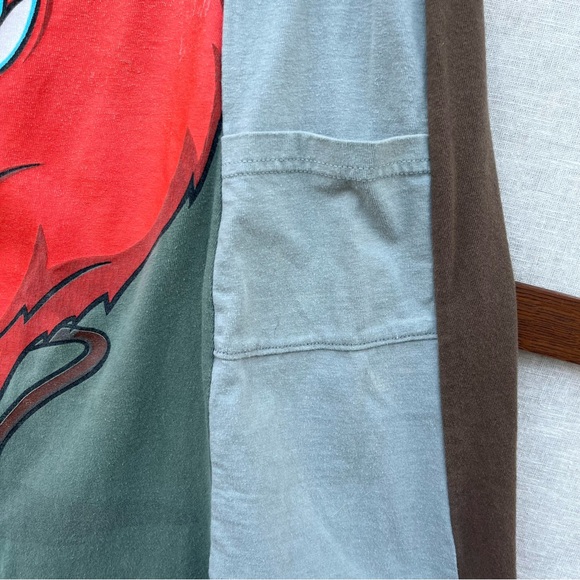 Sardine Upcycled Panel Bugs Bunny Monster Boho Whimsical Skirt - Small - Picture 4 of 9